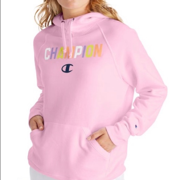 Champion Tops - SOLD! NWT! Women’s Champion Pink Powerblend Hoodie